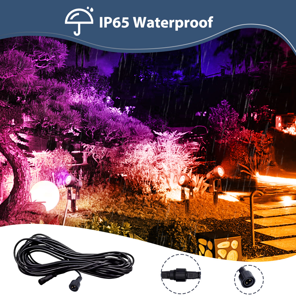 1x5m LED Garden Spotlight Extension Cable Extension Cable for LED Garden Light