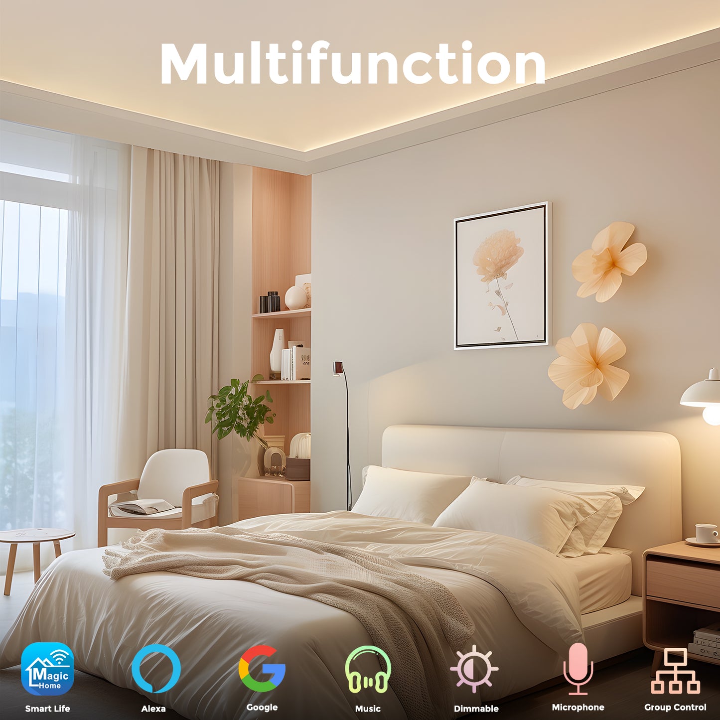 Wifi Monochrome Dimmer For Android, iOS, Alexa, LED Light Strip Controller, Warm White or Cool white
