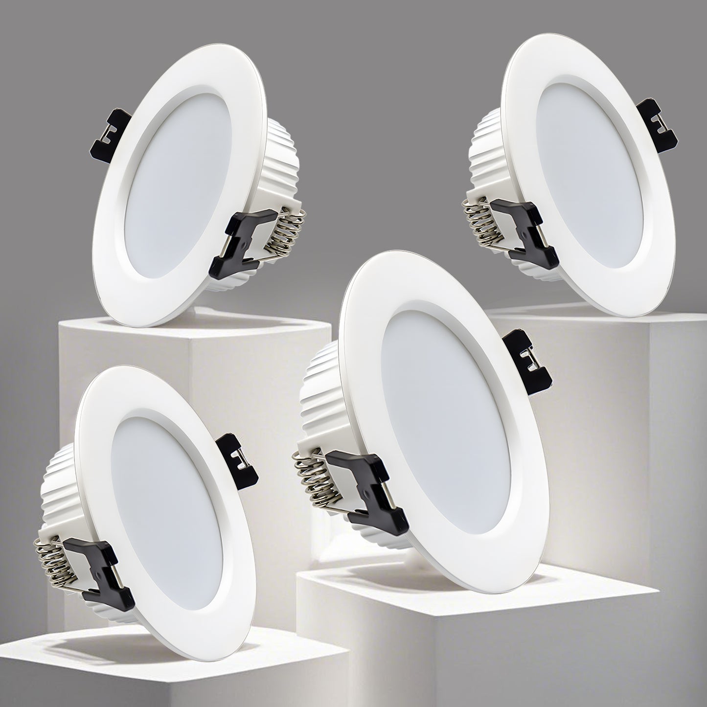 4/6PCS 5W LED Flush Mount Spotlight 75mm 230V 5W Warm White Cold White Neutral White Flat Flush Mount Light