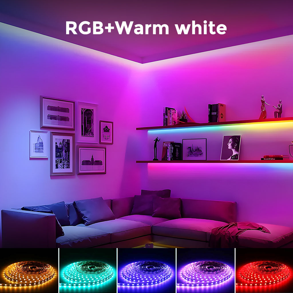 12V / 24V LED Streifen RGBW 5050 SMD Streifen RGB+Warm Weiß 5M