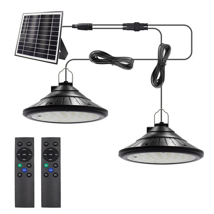 LED Pendant Light, White Light, Warm White Light, 120 Degree, Remote Control, IP66 Solar Outdoor Light
