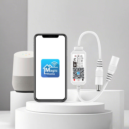 Wifi Monochrome Dimmer For Android, iOS, Alexa, LED Light Strip Controller, Warm White or Cool white