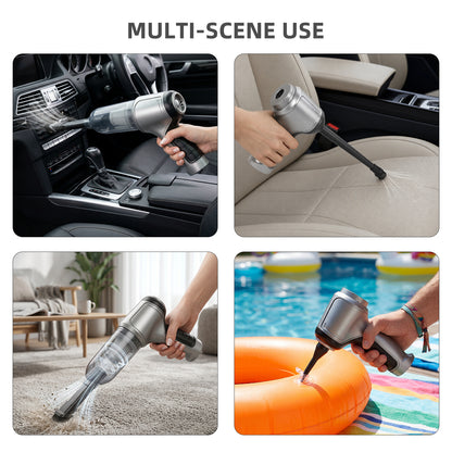 19,000 Pa Car Vacuum Cleaner, Rechargeable Handheld Vacuum Cleaner, Cordless Handheld Vacuum Cleaner with Blower and Suction Functions