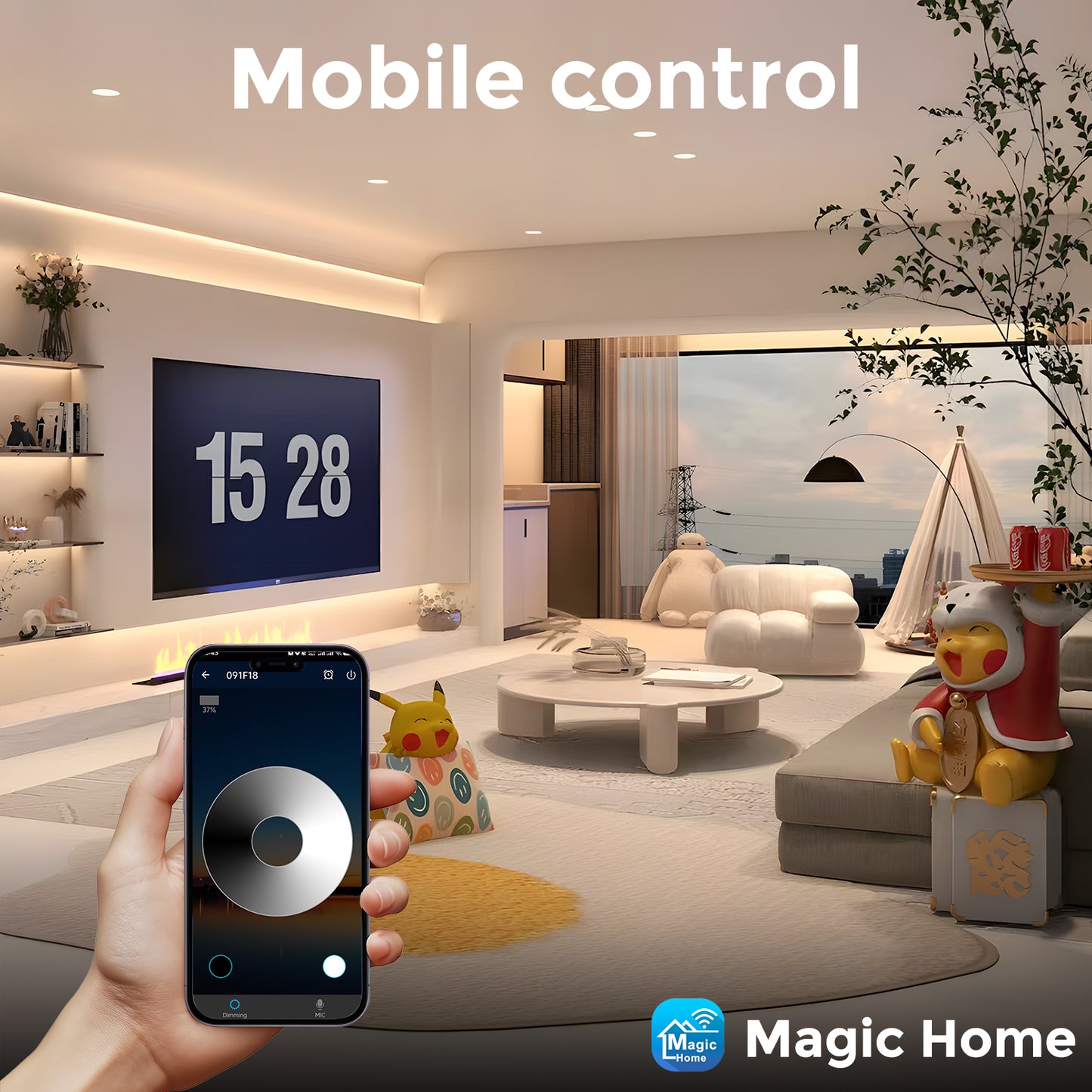 Wifi Monochrome Dimmer For Android, iOS, Alexa, LED Light Strip Controller, Warm White or Cool white