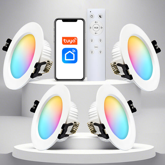 5W/10W RGBCW Bluetooth LED+APP 4pcs/6pcs 2.4G Fernbedienung