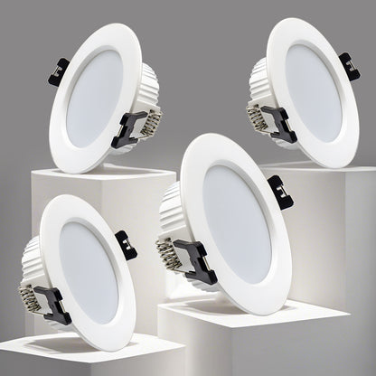 4/6PCS 5W LED Flush Mount Spotlight 75mm 230V 5W Warm White Cold White Neutral White Flat Flush Mount Light