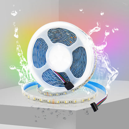 24V LED RGBW Streifen 5050 IP65Wasserdichter Streifen 4in1 RGB+Warm White 5M