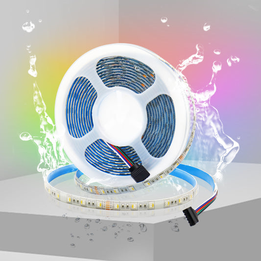 24V LED RGBW Strip 5050 IP65Waterproof Stripe 4in1 RGB+Warm White 5M